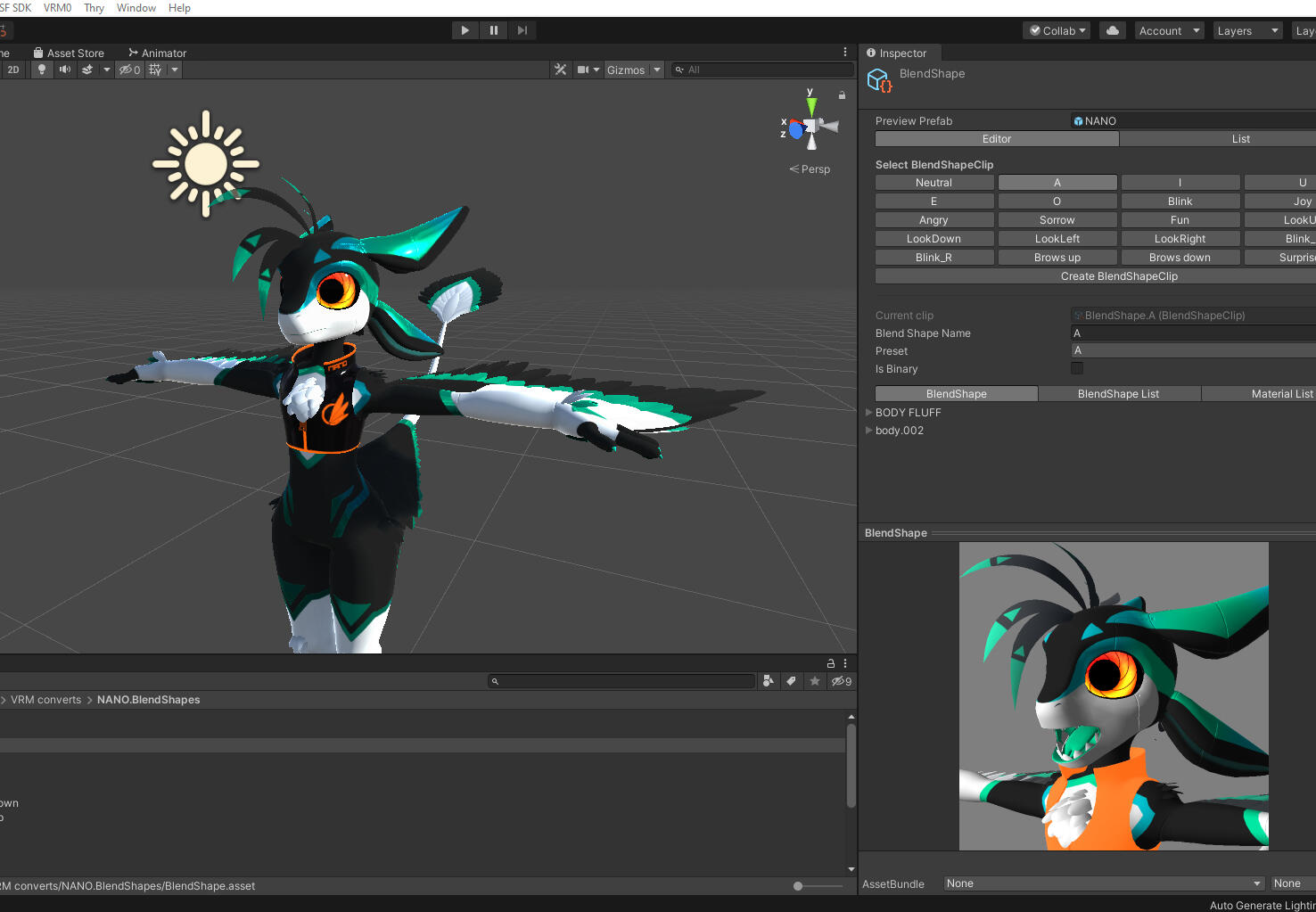 Unity screenshot Unity screenshot